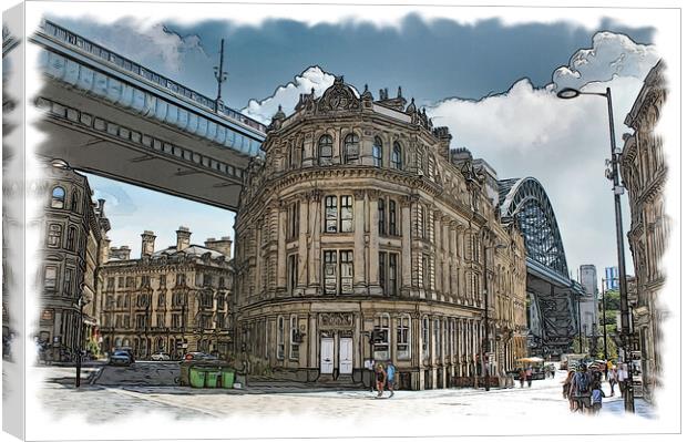 Sandhill Newcastle Canvas Print by Kevin Maughan