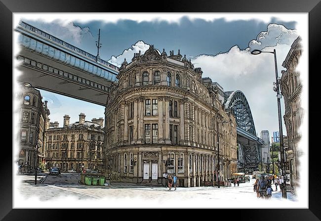 Sandhill Newcastle Framed Print by Kevin Maughan