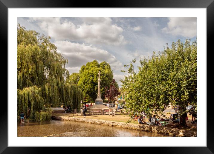 Beautiful Bourton-on-the-Water Framed Mounted Print by Wendy Williams CPAGB