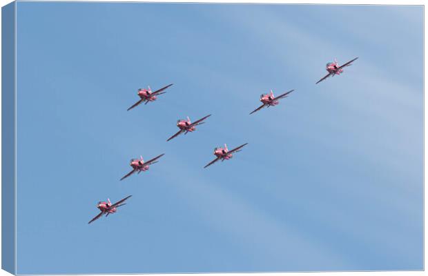 Red Arrows Canvas Print by J Biggadike