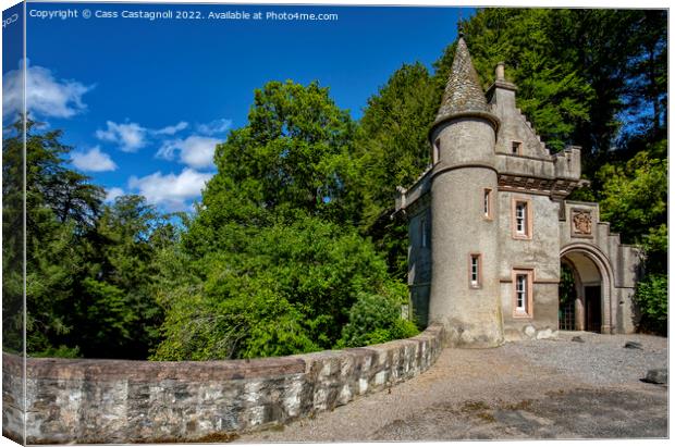 Ballindalloch Castle - Banffshire, Scotland. Canvas Print by Cass Castagnoli