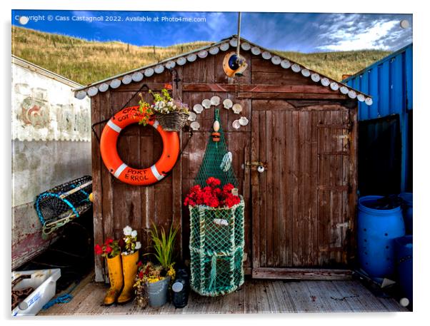 Cruden Bay - Aberdeenshire Acrylic by Cass Castagnoli