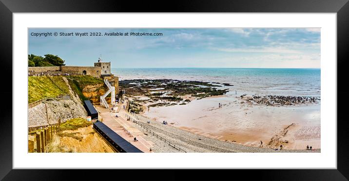 Sidmouth: Jacobs Ladder Framed Mounted Print by Stuart Wyatt