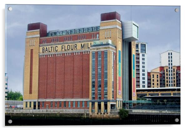 Baltic Flour Mills Art Centre Acrylic by Martyn Arnold