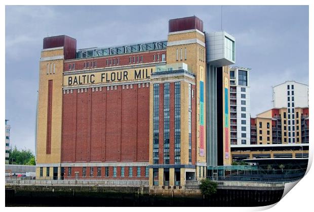 Baltic Flour Mills Art Centre Print by Martyn Arnold