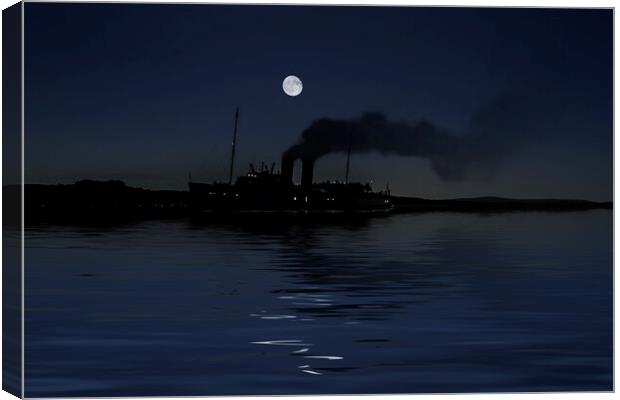 The Night Boat to Cairo Canvas Print by Simon Westwood