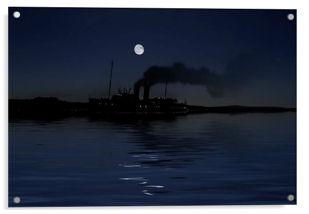 The Night Boat to Cairo Acrylic by Simon Westwood