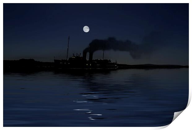 The Night Boat to Cairo Print by Simon Westwood