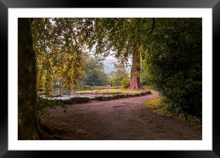 Craig y Nos Country park Framed Mounted Print by Leighton Collins