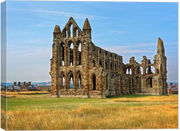 Whitby Abbey Canvas Print by Darren Galpin
