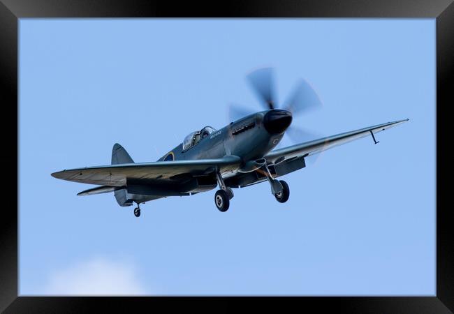 Spitfire PS853 Framed Print by J Biggadike