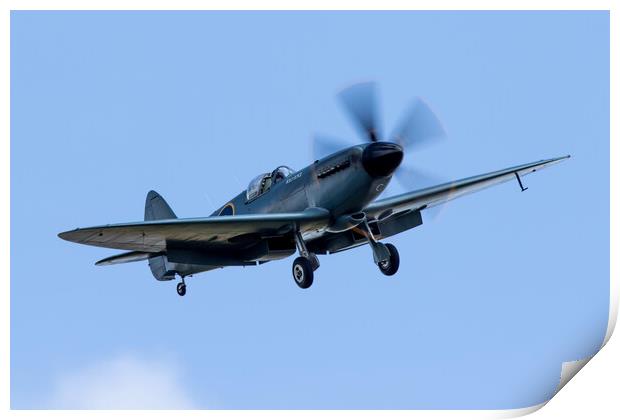 Spitfire PS853 Print by J Biggadike