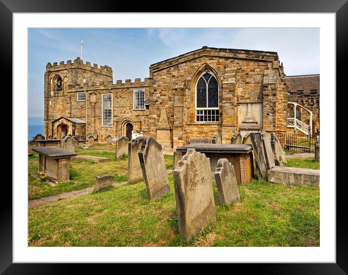 Church of St Mary, Whitby Framed Mounted Print by Darren Galpin