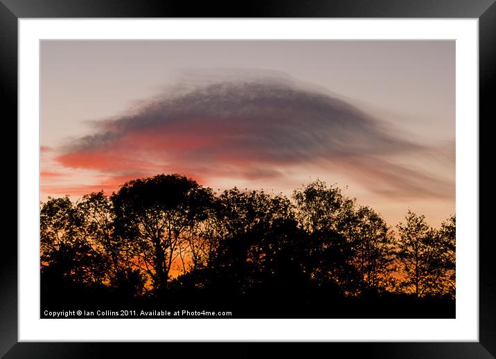 Lenticular Sunset Framed Mounted Print by Ian Collins