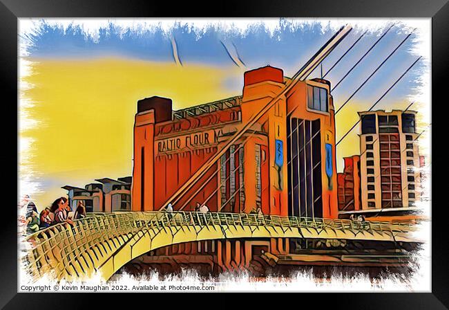 The Baltic Centre (Contemporary Art Look) Framed Print by Kevin Maughan