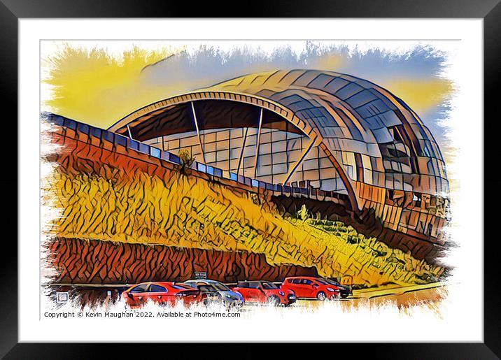 The Iconic Sage Gateshead Framed Mounted Print by Kevin Maughan