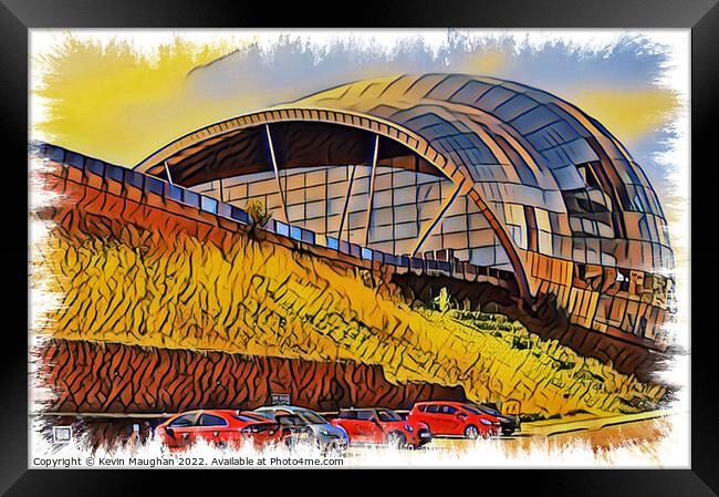 The Iconic Sage Gateshead Framed Print by Kevin Maughan