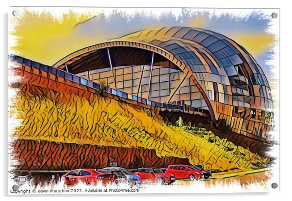 The Iconic Sage Gateshead Acrylic by Kevin Maughan