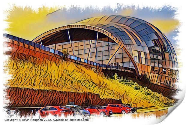 The Iconic Sage Gateshead Print by Kevin Maughan