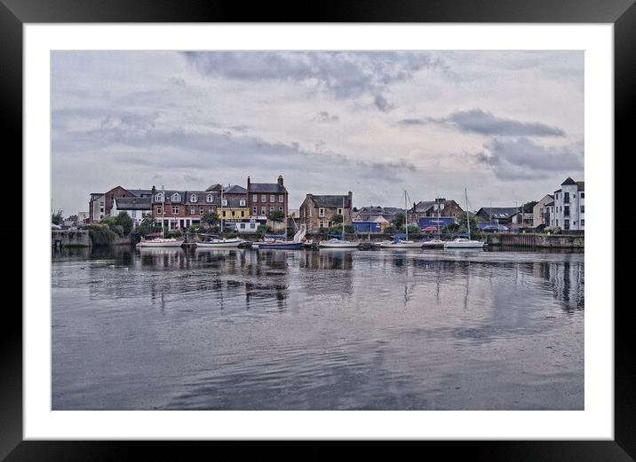 Ayr harbour marina Framed Mounted Print by Allan Durward Photography