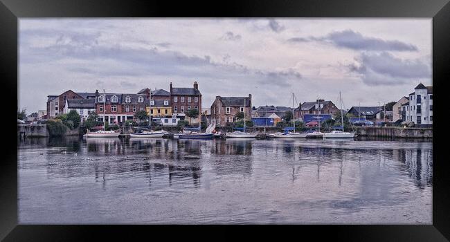 Serene and picturesque marina at Ayr Framed Print by Allan Durward Photography