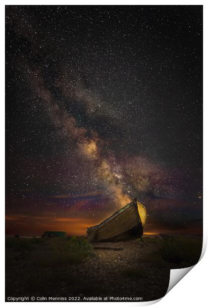 Fishing For Stars Print by Colin Menniss
