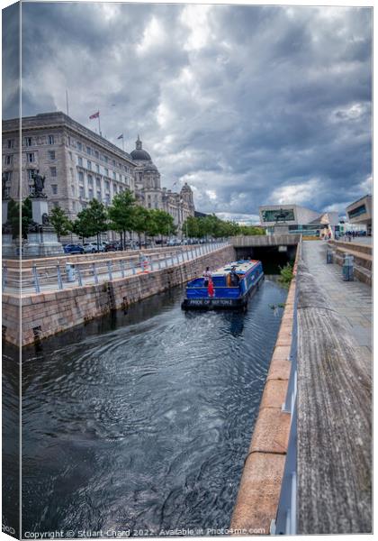 Liverpool Canal Link Canvas Print by Travel and Pixels 