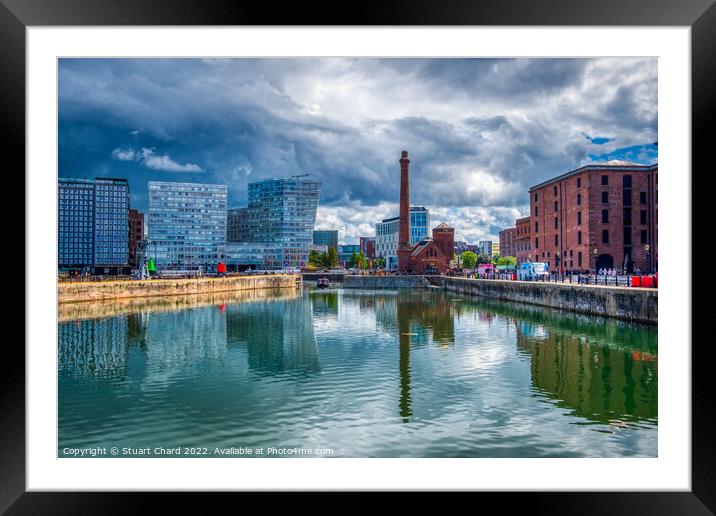 Royal Albert Dock LiverpoolOutdoor  Framed Mounted Print by Stuart Chard