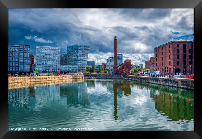 Royal Albert Dock LiverpoolOutdoor  Framed Print by Travel and Pixels 