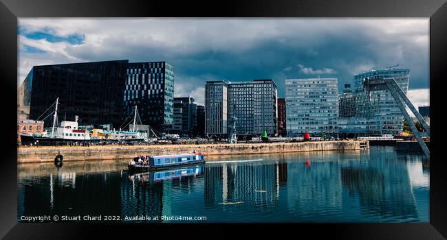 Royal Albert Dock and waterfront in Liverpool  Framed Print by Travel and Pixels 