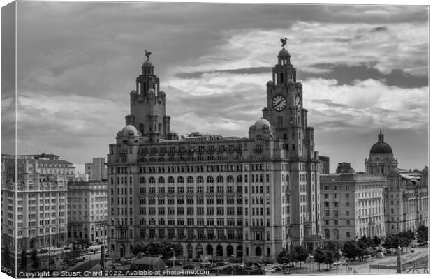 Liver Building Liverpool Canvas Print by Travel and Pixels 