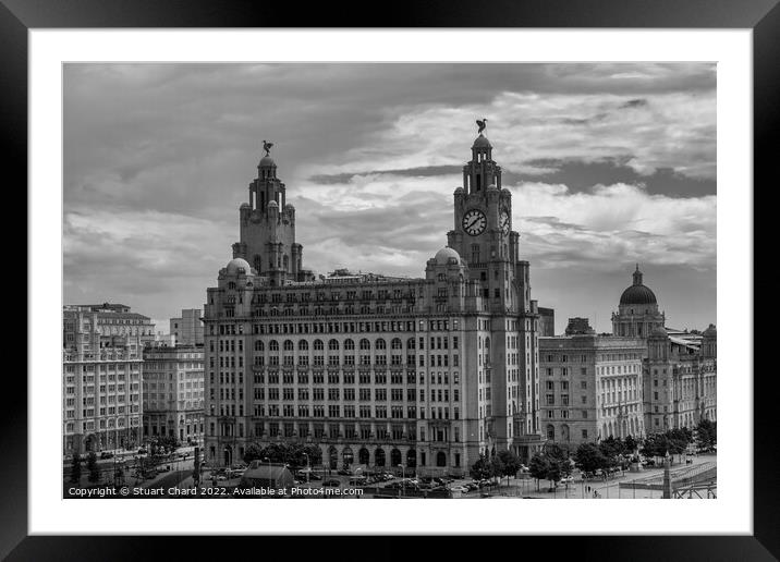 Liver Building Liverpool Framed Mounted Print by Travel and Pixels 