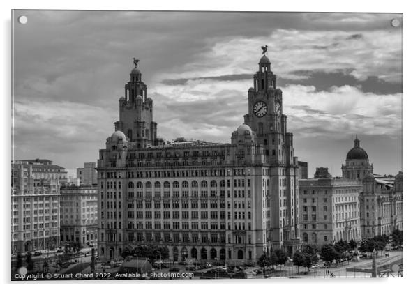 Liver Building Liverpool Acrylic by Travel and Pixels 