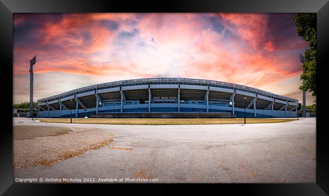 Malmo FF Old Stadium Framed Print by Antony McAulay