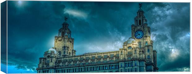 Liver Building Liverpool Canvas Print by Travel and Pixels 