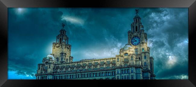 Liver Building Liverpool Framed Print by Travel and Pixels 