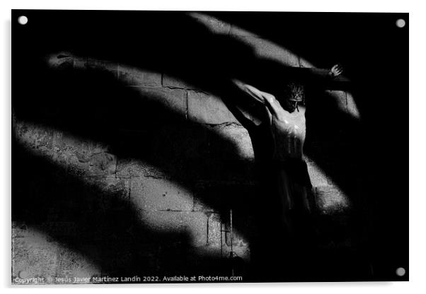 Shadows of Redemption Acrylic by Jesus Martínez