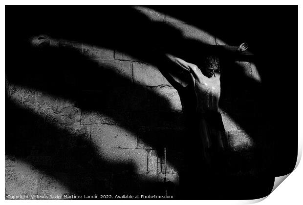 Shadows of Redemption Print by Jesus Martínez