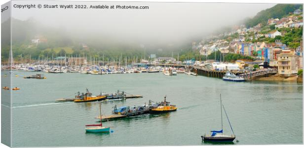 Dartmouth lower car ferry Canvas Print by Stuart Wyatt