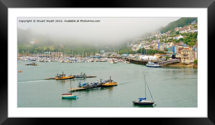 Dartmouth lower car ferry Framed Mounted Print by Stuart Wyatt