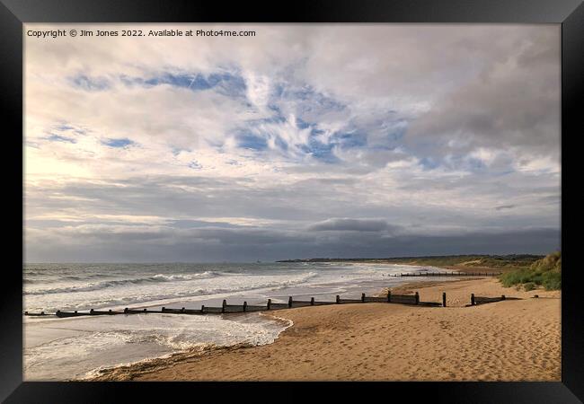 The view from the end of the promenade Framed Print by Jim Jones