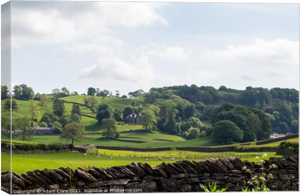 Tranquil Lake District Escape Canvas Print by Adam Clare