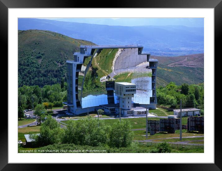 Odeillo solar furnace, France Framed Mounted Print by Photimageon UK