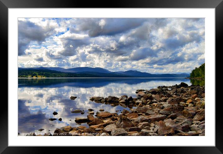  Shores of Loch Rannoch-Perthshire,Scotland Framed Mounted Print by Dave Harnetty
