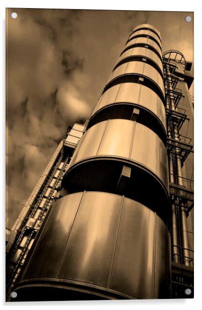 Lloyds Building London England United Kingdom Acrylic by Andy Evans Photos