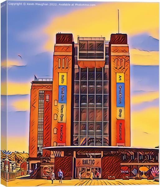 The Baltic Art Centre (Digital Art Image) Canvas Print by Kevin Maughan