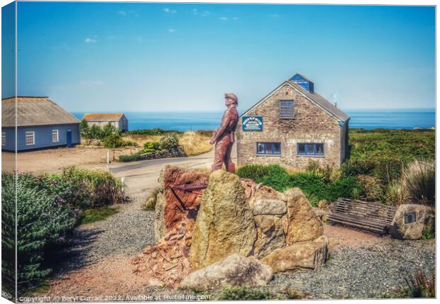 Honouring a Heroic Cornish Tin Miner Canvas Print by Beryl Curran