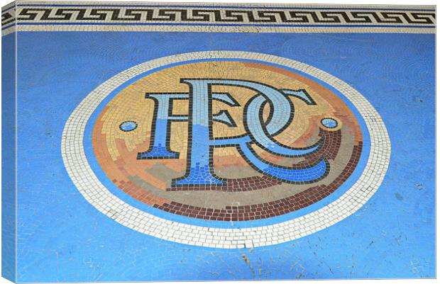 Rangers FC crest mosaic Canvas Print by Allan Durward Photography