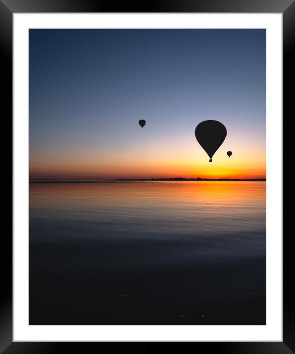 Up, Up and Away Framed Mounted Print by Mark Jones