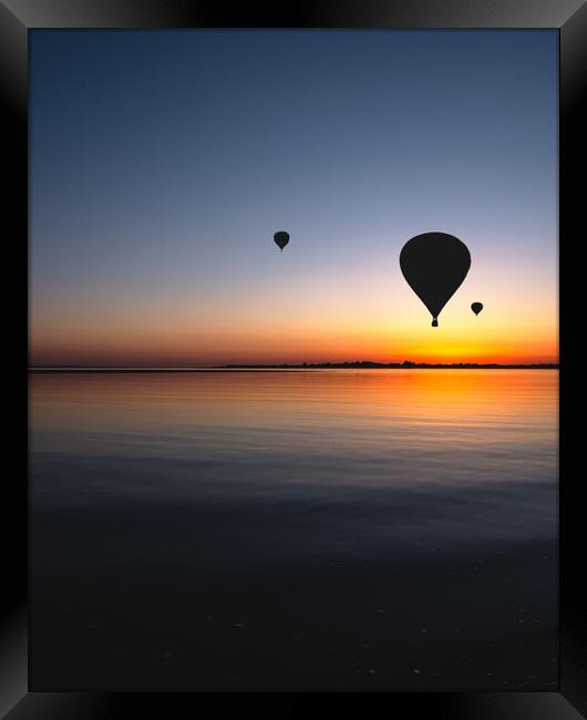 Up, Up and Away Framed Print by Mark Jones
